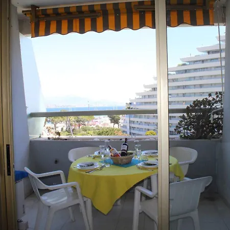 3 Pieces, 6 Couchages, Climatisation, Terrasse Vue Mer, Parking - Fr-1-252a-55 Villeneuve-Loubet